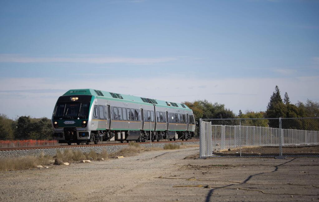 A new SMART train station has been planned at Corona and McDowell in East Petaluma.(CRISSY PASCUAL/ARGUS-COURIER STAFF)