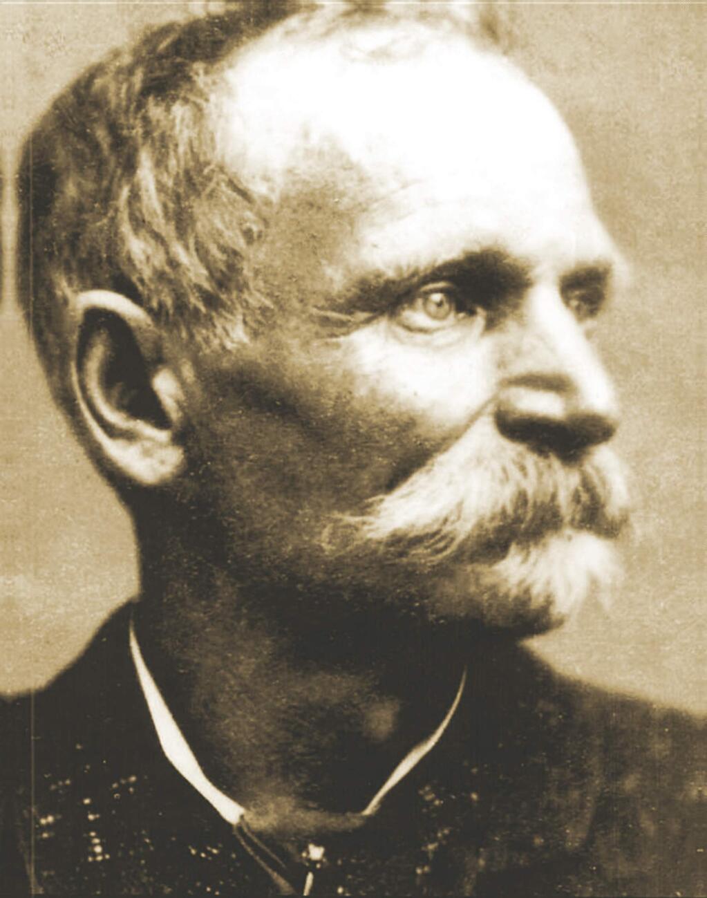 Charles E. Boles, 'Black Bart,' from the cover of the book, 'Black Bart: Boulevardier Bandit: The Saga of California's Most Mysterious Stagecoach Robber and the Men Who Sought to Capture Him.'