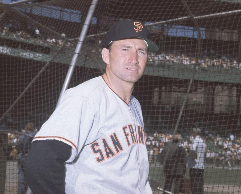 FILE - This is an Aug. 23, 1962, file photo showing Alvin Dark, manager for the San Francisco Giants. Longtime manager and star shortstop Alvin Dark died Thursday, Nov. 13, 2014, at his home, according to the Robinson Funeral Home in Easley, S.C. (AP Photo/File)