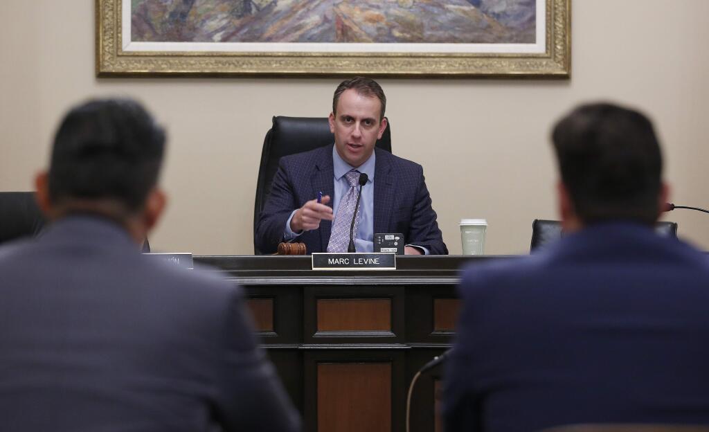 Assemblyman Marc Levine, D-Greenbrae, is running for a fourth term and has three challengers in the March 3 primary. (RICH PEDRONCELLI / Associated Press)