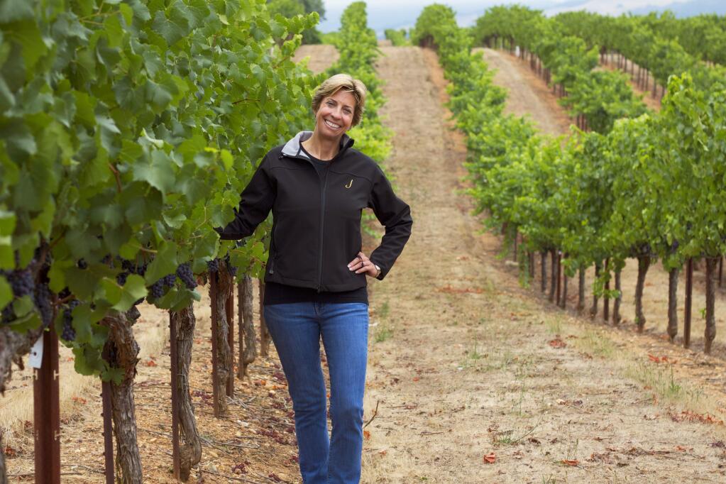 Though the daughter of an energy industry stalwart, Judy Jordan started J Vineyards & Winery in 1986, insisting on building her wine company on her own. (courtesy of J Vineyards & Winery)