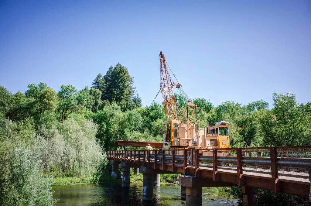 Investing in Sonoma County’s infrastructure is a must not and into the future. Photo courtesy Sonoma County Department of Transportation and Public Works.