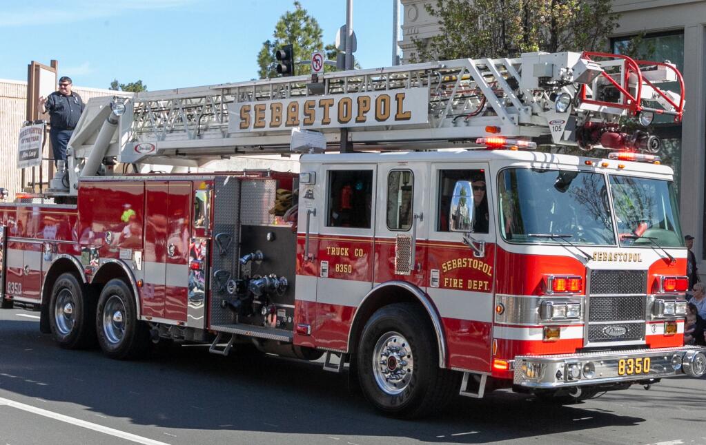 Sebastopol City Council on Tuesday unanimously approved a recommendation to merge its 122-year-old fire department with the neighboring Gold Ridge Fire Protection District. (City of Sebastopol)