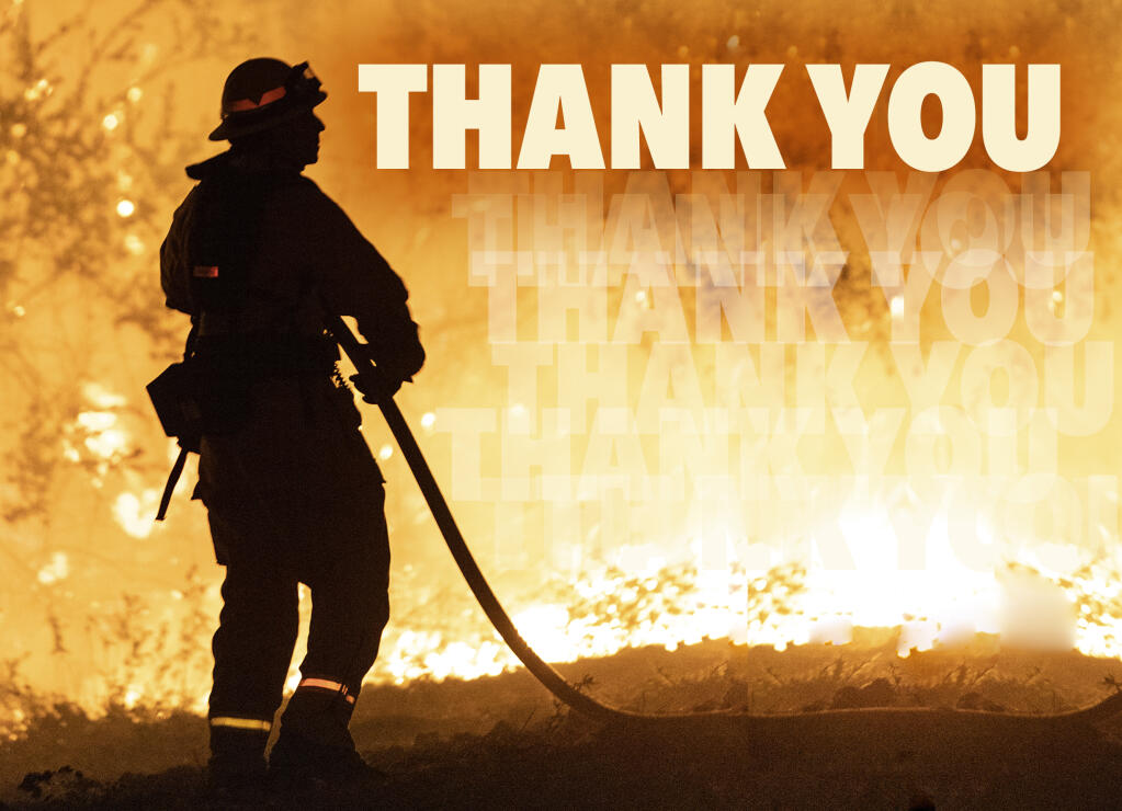 GRATITUDE to all the firefighters who are bravely working in brutal conditions. ( exclusive permission by Photographer par excellence Chris Miller ©2020