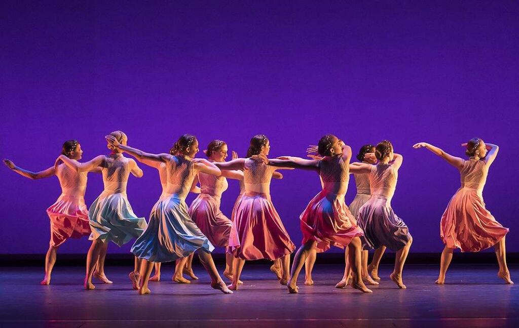 Some of the company of North Coast Ballet California.(Photo by Richard Calmes)