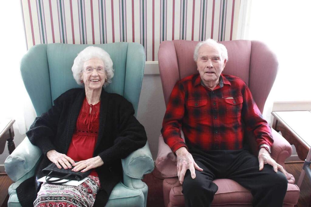 Charles and Rose Hayes, who just celebrated their 75th wedding anniversary. (Submitted by April Sunderland)