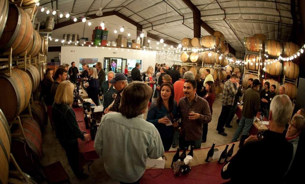 At the Garagiste Festival in Sonoma on Saturday, Feb. 15, you'll get a chance to taste wine from producers making 1,500 cases or fewer a year. (The Garagiste Festival)