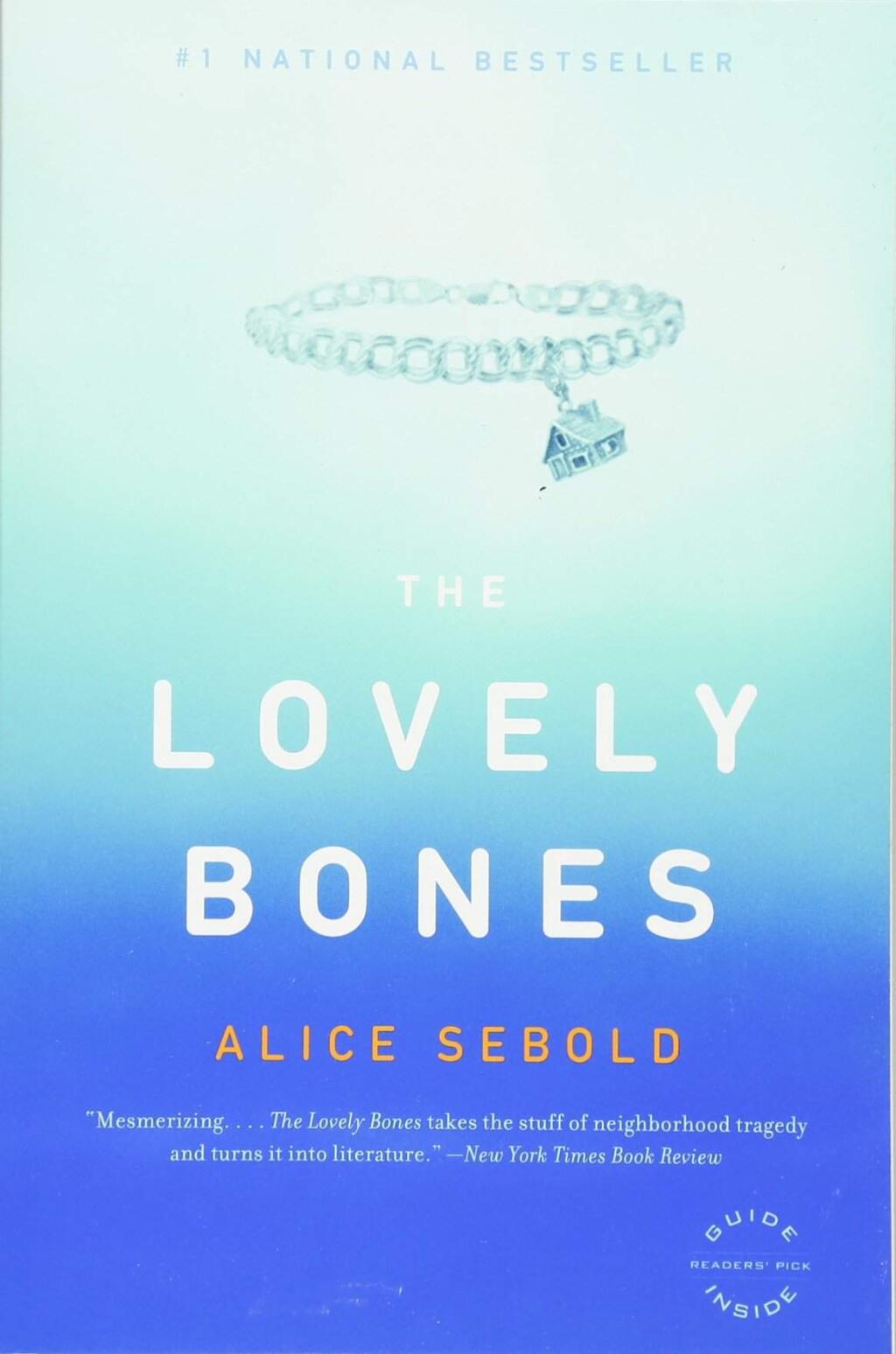 'The Lovely Bones' - Alice Sebold: 14-year-old Susie Salmon sees life unfold from heaven after her death, watching her family grieve and her killer try to cover up the evidence. At one point, her mother flees to Sonoma County and starts working at a winery in Santa Rosa. This story takes place in the mid-'70s. GoodReads reviewers gave this book a 3.79 out of 5 stars. (Amazon)