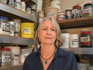 Sheila Jenkins, owner of Pure & Simple Pottery Products, an online-only retail and wholesale business in Willits. (Photo courtesy Sheila Jenkins)
