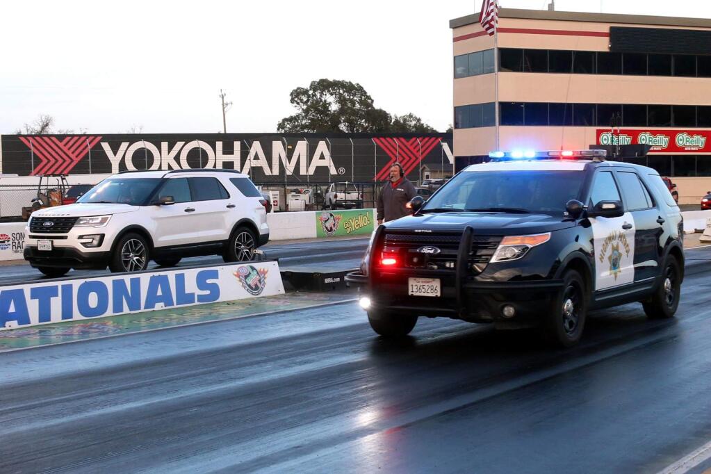 Dave Hulford/Special to the Index-TribuneThe popular Top the Cops returns Wednesday, April 12, to Sonoma Raceway as part of the Wednesday Night Drags.