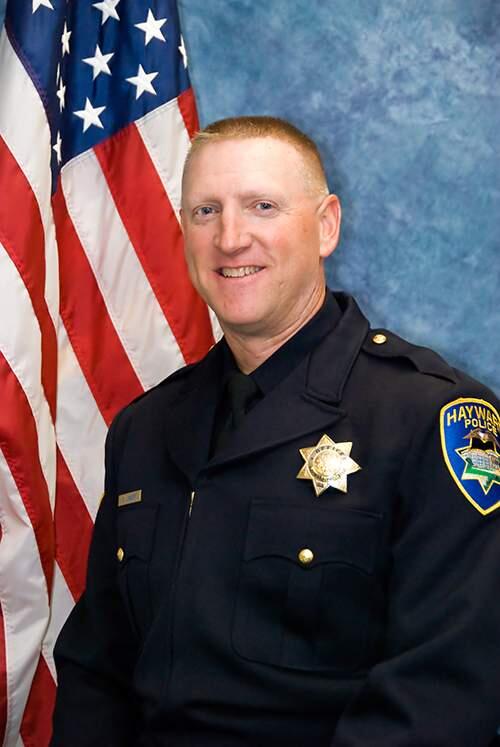 This is an undated image released by the Hayward Police Department shows Sgt. Scott Lunger. Lunger was shot and killed during an early morning traffic stop Wednesday, July 22, 2015, and authorities say the shooter has not been arrested. Lunger was shot about 3:15 a.m. after he stopped a white Chevrolet pickup that was swerving on the road and driving erratically. (AP Photo/Hayward Police Department)