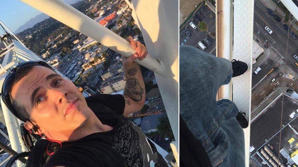 'Jackass' star Steve-O was sentenced to 30 days in jail after he staged a protest against SeaWorld atop a crane in Hollywood last month. (ABC)