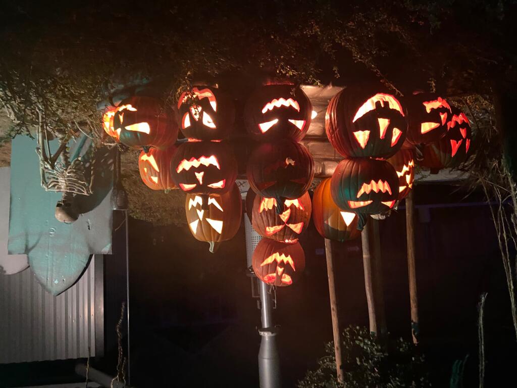 This year Blind Scream in Santa Rosa has teamed up with Splash Express Car Wash to host a spooky new drive-thru event, with a “Happy Halloween” car wash for children daily and a “Tunnel of Terror” car wash at night. (Judy Groverman Walker)