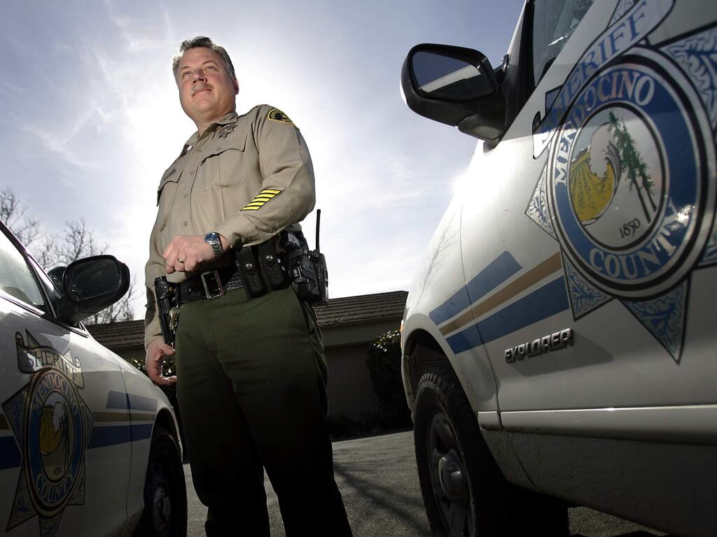 Mendocino County Sheriff Tom Allman (CHRISTOPHER CHUNG/ PD FILE, 2007)