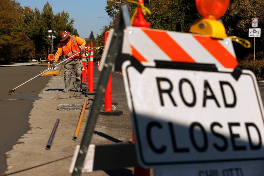 The Santa Rosa City Council is considering a proposal to require project labor agreements on public works contracts. (ALVIN JORNADA / The Press Democrat, 2019)