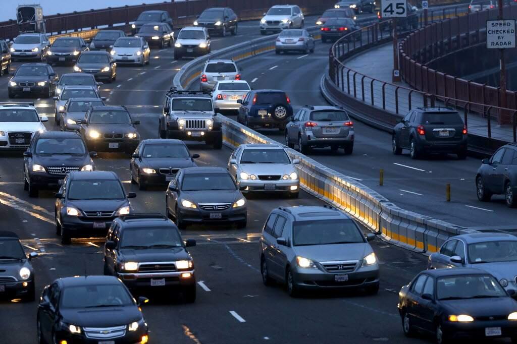 Learn the traffic shortcuts-it will save you time: “Learn alternate routes, like the back country roads that connect, but can be twisty and winding,” Philip Snodgrass of Santa Rosa says, “If you don't mind driving those roads, it's easier than the main thoroughfares that tend to back up due to congestion.” (Beth Schlanker | Press Democrat)