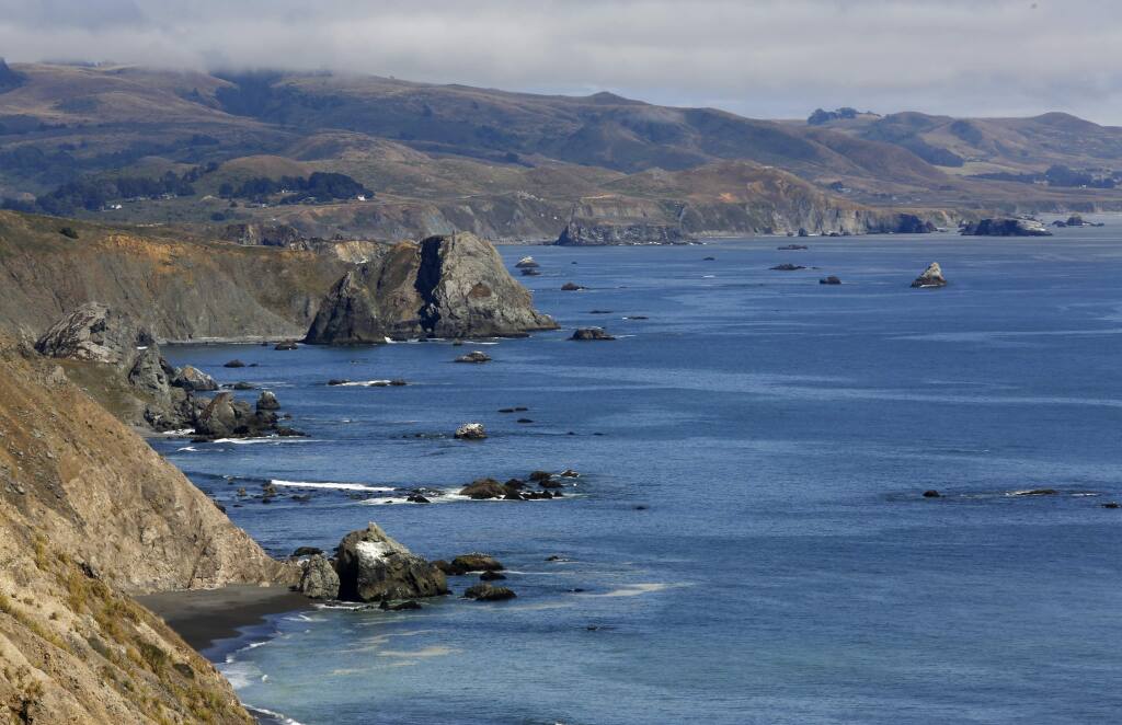 The view of the coast looking south near Ft. Ross on Sunday, June 28, 2015 in Ft. Ross, California . (BETH SCHLANKER/ The Press Democrat)