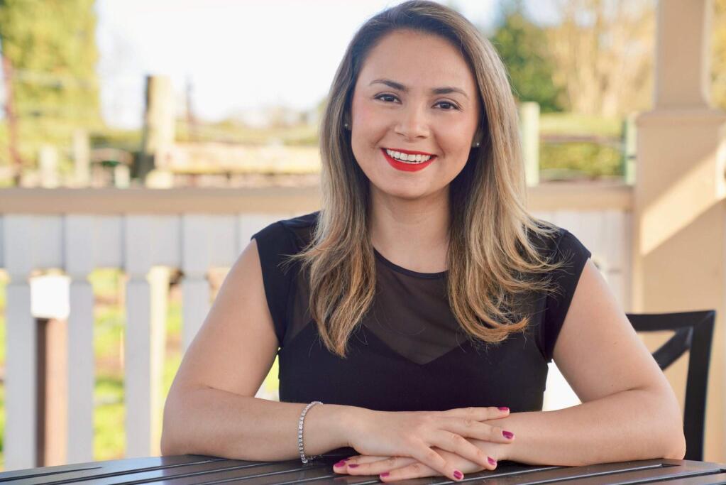 Maria Alondra Jasso, 32, toddler Montessori lead teacher for Educare Children's Center in Corte Madera, is one of North Bay Business Journal's Forty Under 40 notable young professionals for 2019. (photo by Pocho Sanchez)