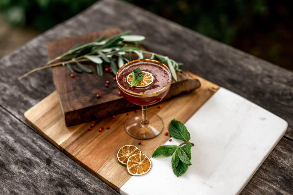 A Ramekins cocktail that will be served at the new pop-up at Cornerstone Sonoma.