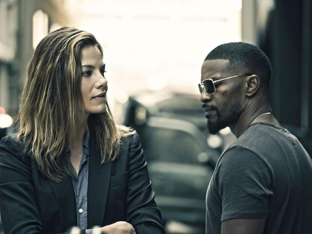 OPEN ROAD FILMSMichelle Monaghan and Jamie Fox star in 'Sleepless,' about an undercover Las Vegas police officer whose son has been kidnapped by gangsters.