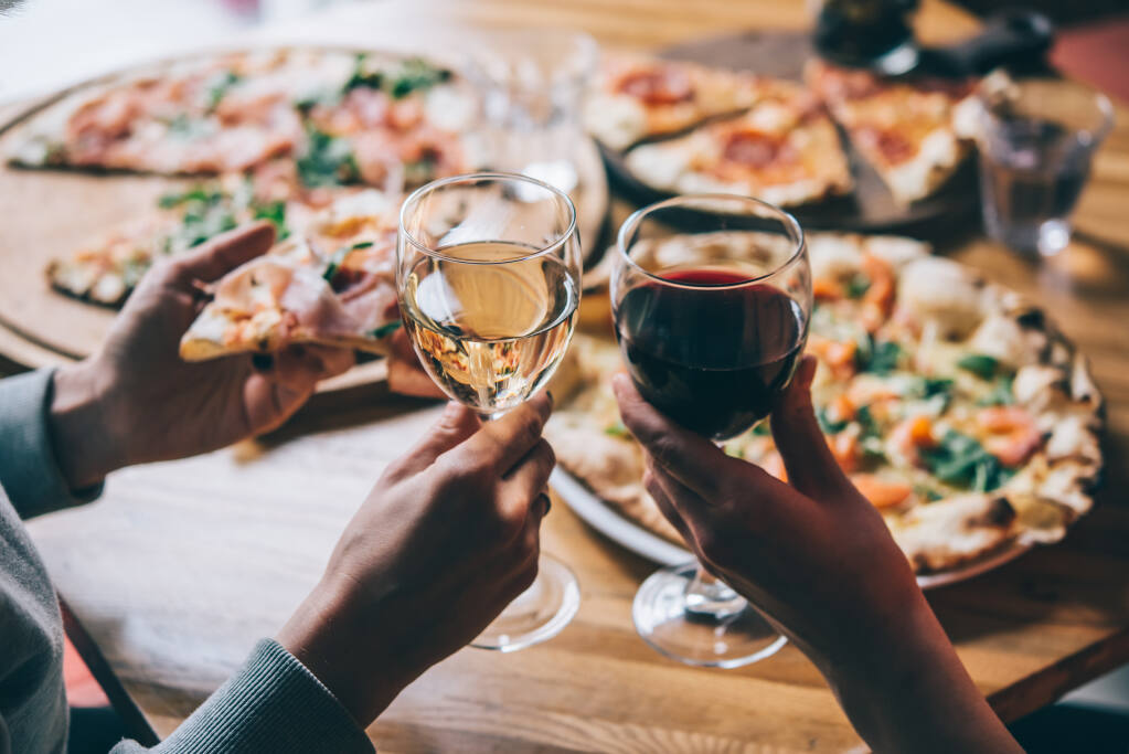 Bricoleur Vineyards is hosting a spooky-themed pizza and wine night on Friday, Oct. 30. (Yulia Grigoryeva / Shutterstock)