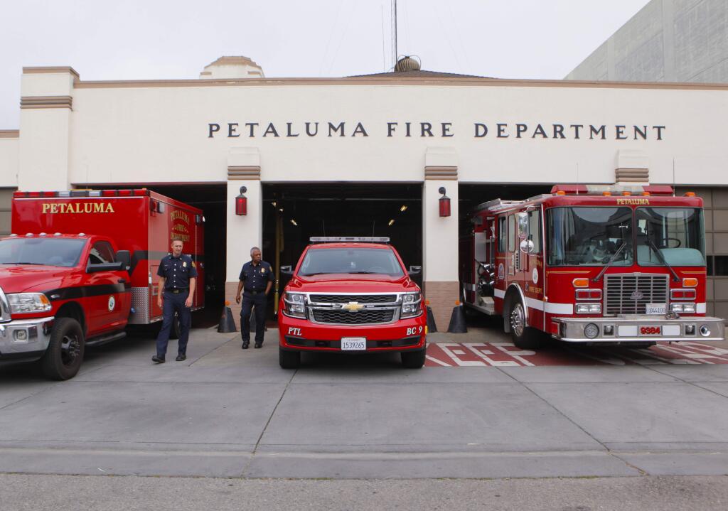 At 84 years old, Fire Station 1 in downtown Petaluma has long been eyed for replacement. (CRISSY PASCUAL/ARGUS-COURIER STAFF)