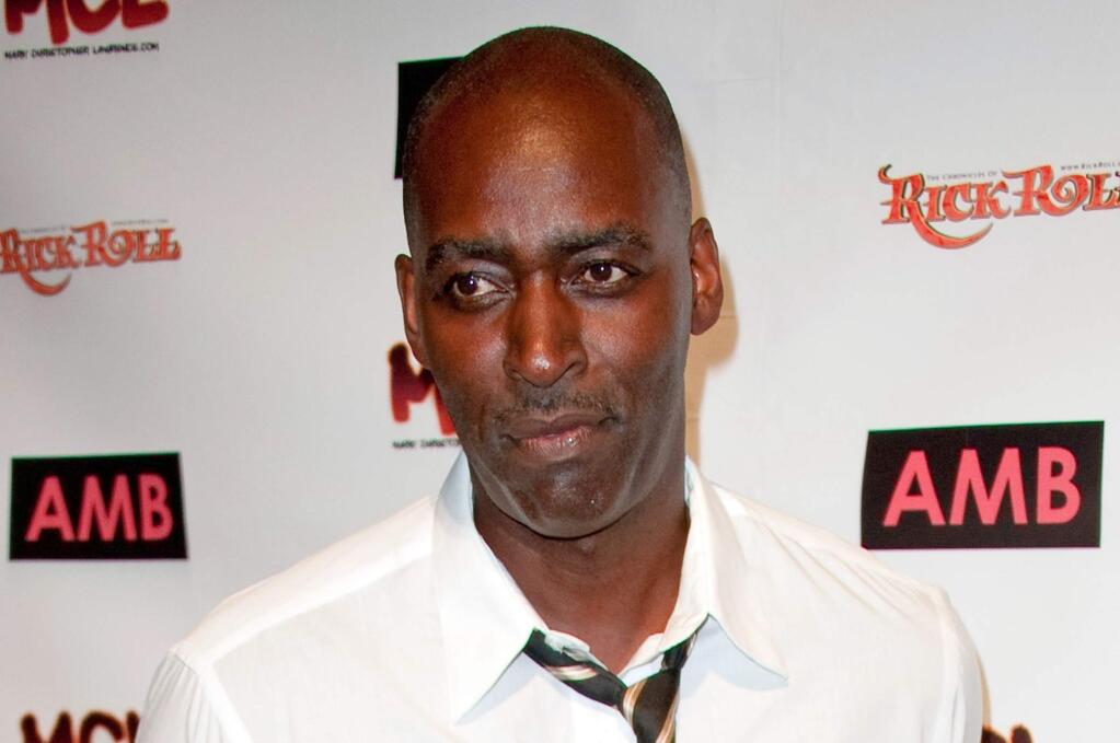 FILE - In this Oct. 6, 2012 file photo, actor Michael Jace appears at an event in Los Angeles. A jury convicted Jace of second-degree murder, Tuesday, May 31, in the 2014 shooting death of his wife in Los Angeles. (Photo by Richard Shotwell/Invision/AP, File)