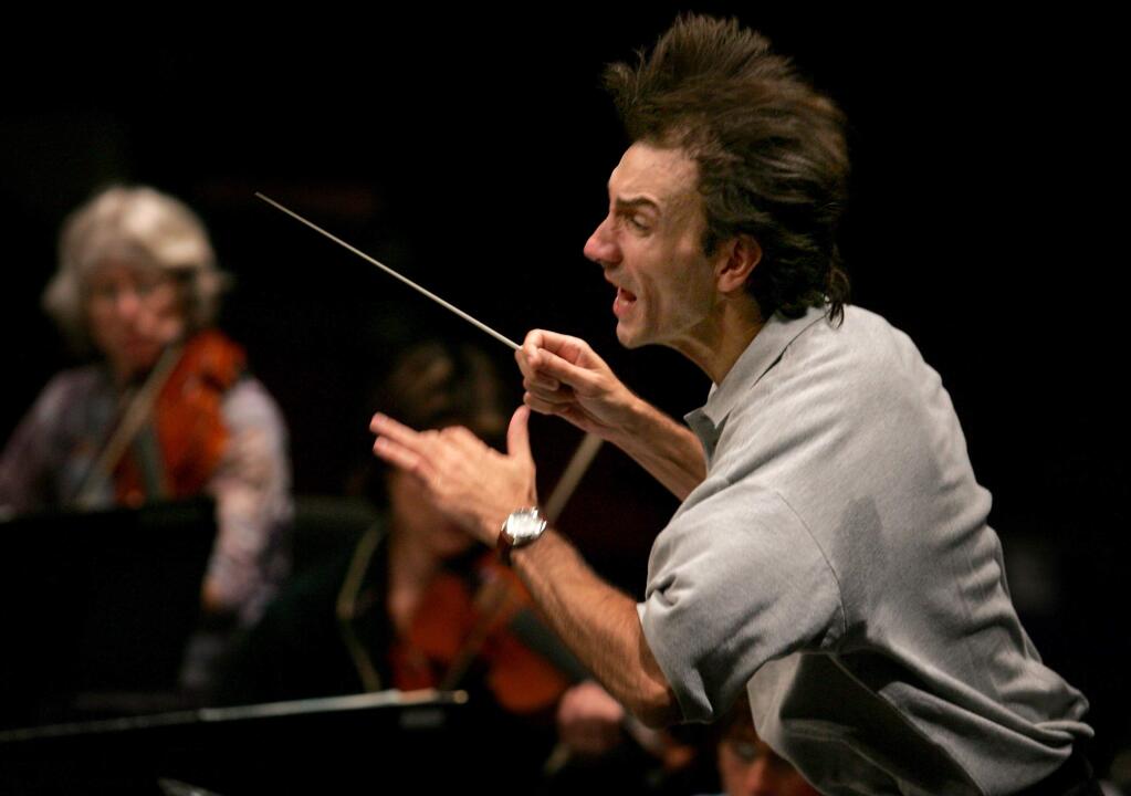 Bruno Ferrandis and the Santa Rosa Symphony (PD FILE, 2006)