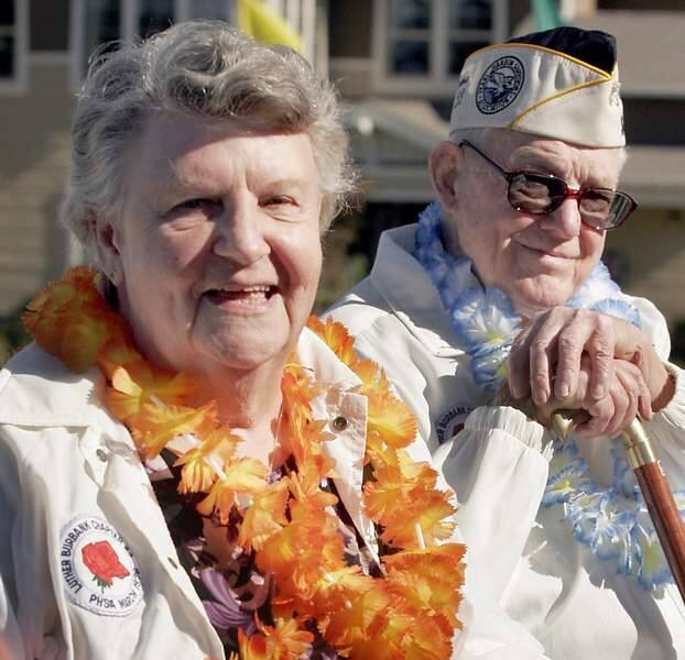 Florence and Tom Bates, WW ll sweethearts. Scott Manchester /The Press Democrat
