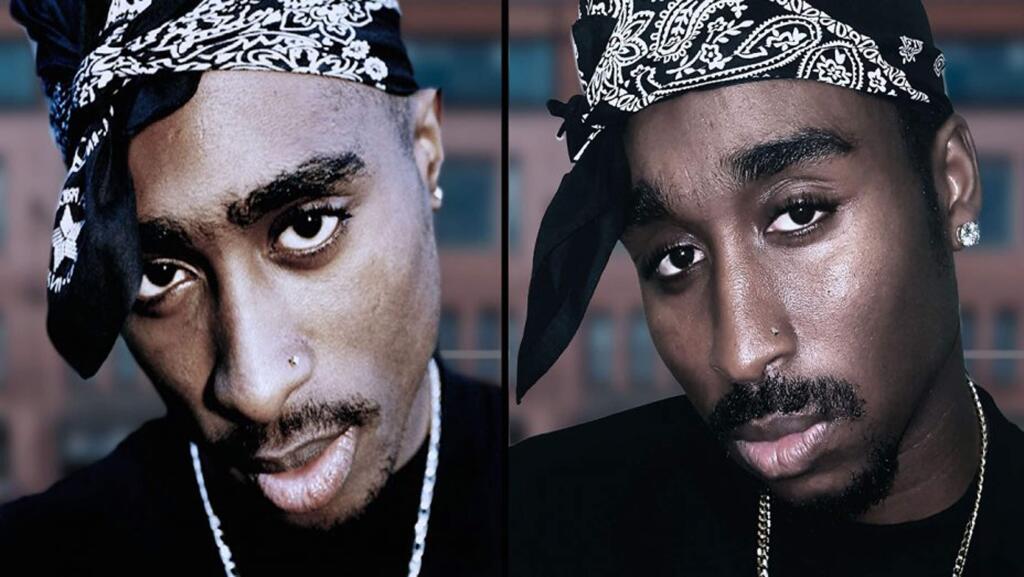 MORGAN CREEKCourtesty: Morgan CreekTupac Shakur, left, who was shot and killed in Las Vegas in 1996 a age 25 ; and Demetrius Shipp Jr., right, who plays Tupac in the biopic 'All Eyez on Me.'