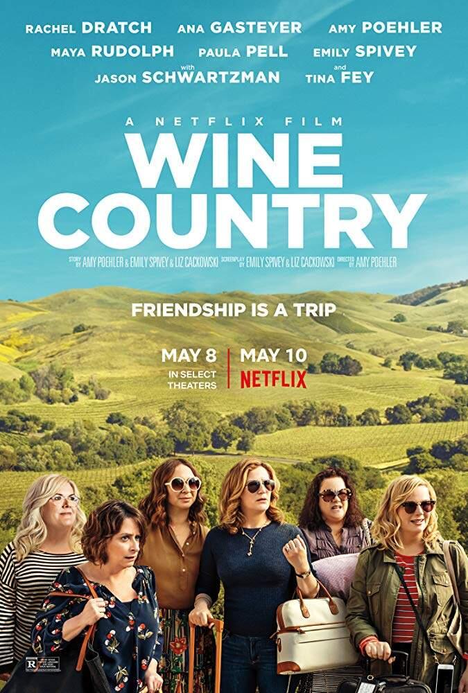 'Wine Country': Inspired by a real-life trip to Sonoma County, Amy Poehler, making her directorial debut, will be joined by other former 'SNL' cast members, including Maya Rudolph and Tina Fey. The Netflix Original movie, premiering May 10, will follow a group of women celebrating a 50th birthday party in Alexander Valley. (IMDB)