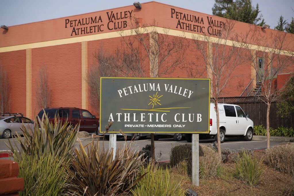 Petaluma, CA, USA. Monday, January 17, 2017._ The Petaluma Valley Athletic Center is up for sale. (CRISSY PASCUAL/ARGUS-COURIER STAFF)