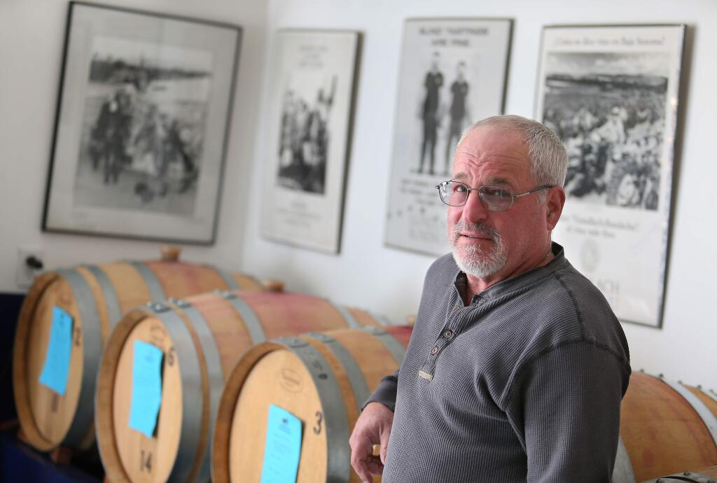 PHOTO: 1 BY CHRISTOPHER CHUNG/ THE PRESS DEMOCRAT -Winemaker and cellar rat Lance Cutler, as Jake Lorenzo, writes with wit about life in Wine Country.