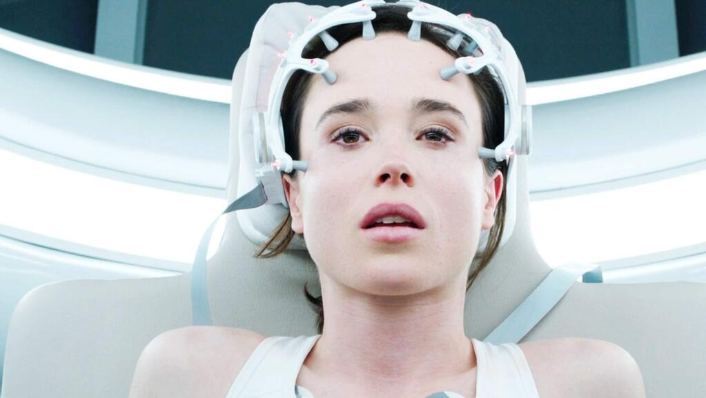 Columbia PicturesEllen Page as one of a group of medical students who try to trigger near-death experiences as part of an experiment to investigate the afterlife in 'Flatliners.'
