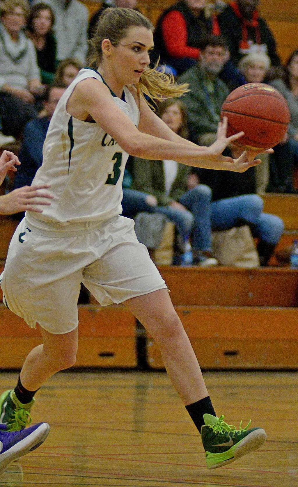 SUMNER FOWLER/FOR THE ARGUS-COURIERHannah Sullivan returns to provide ball handling and outside shooting for Casa Grande's Lady Gauchos.