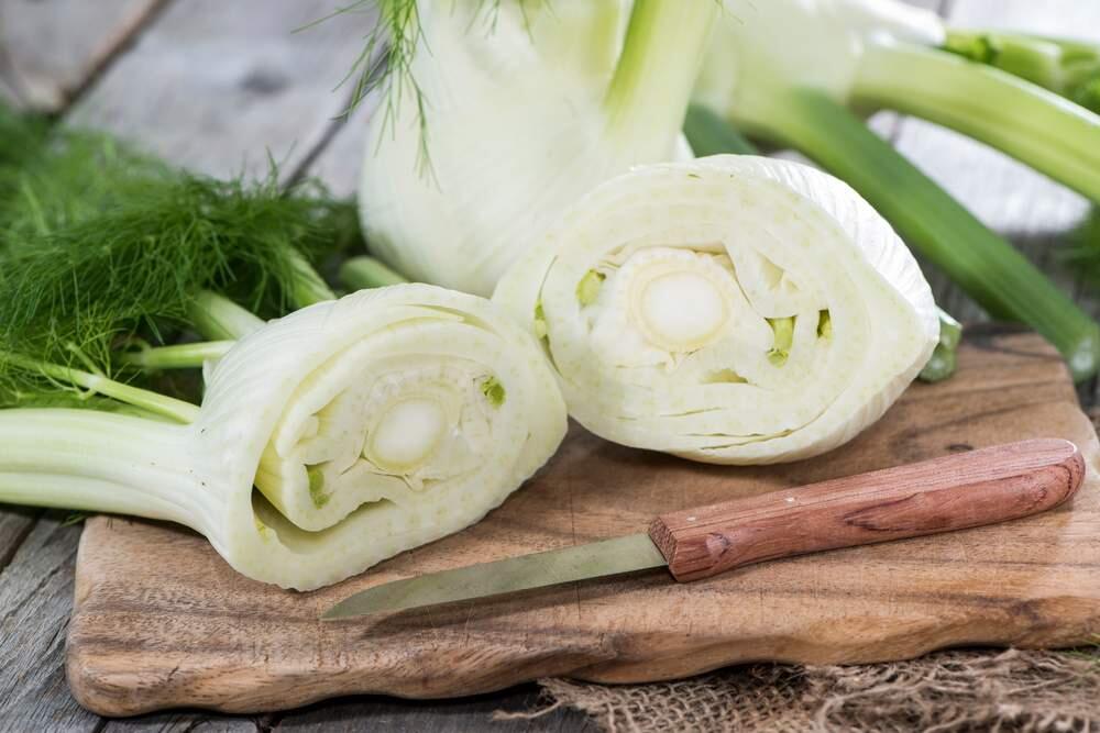 When buying fresh fennel, choose clean, crisp bulbs with no signs of browning. Attached greenery should be feathery. (Shutterstock)