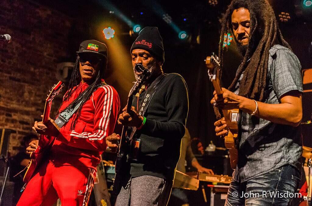 The Wailers take the stage at the Reel on Thursday night.