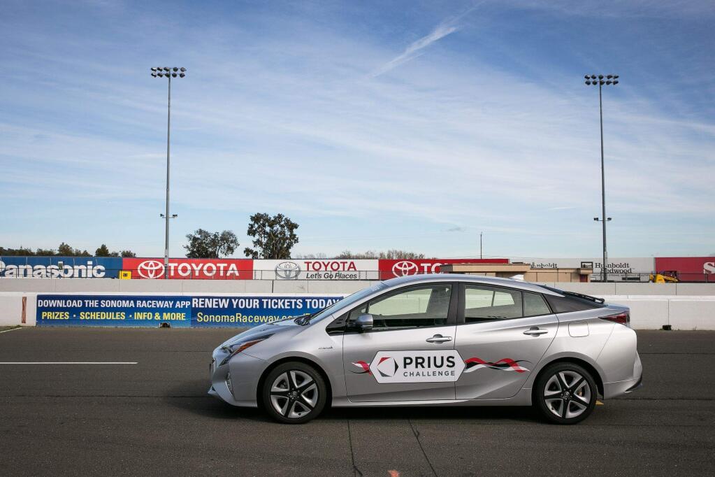The Prius Challenge will take place at Sonoma Raceway on March 3, 2017. (inkhouse)