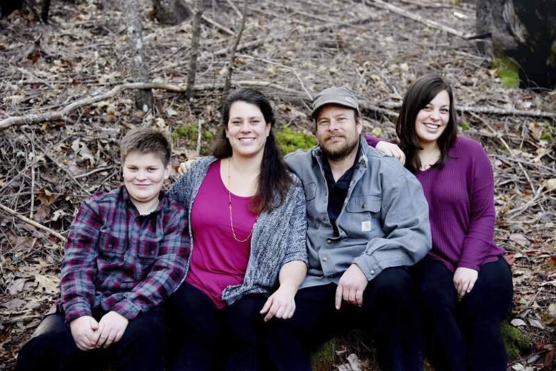 Sara and Jon Shepherd, center, lost their children, Kai Logan, 14, and Kressa Jean, 17, to the wildfires and both sustained severe fire injuries when they became trapped by flames near their Redwood Valley home. (SHEPHERD FAMILY)