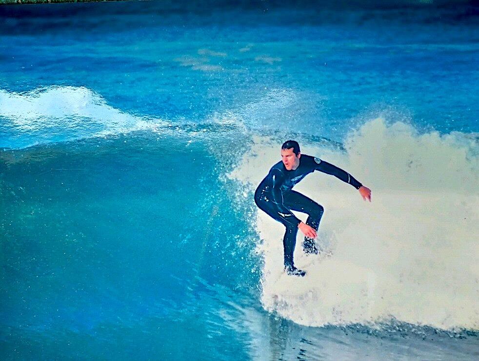 Dave Eilert, SVHS class of 1989, has launched a new passion project, Wisewater Surfing. (Submitted)