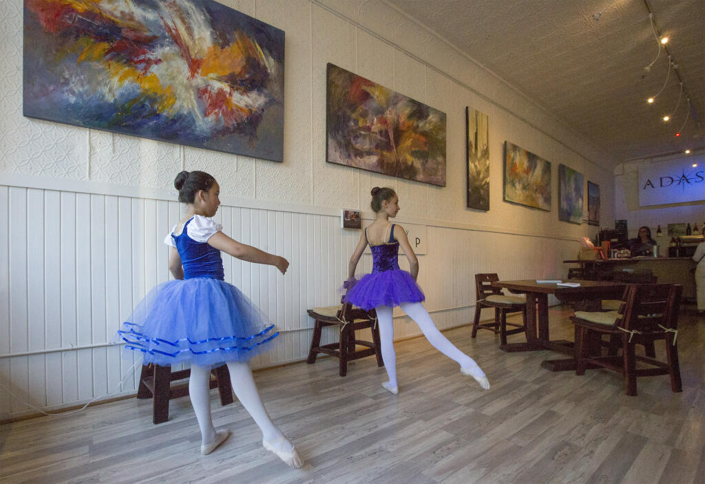 Sonoma Conservatory of Dance presents “The Magic Grove”  on April 27 and 28. at Sebastiani Theatre. Photographed, young dancers from the Sonoma Conservatory of Dance perform at  Adastra Wines in September 2018.  (Photo by Robbi Pengelly/Index-Tribune)