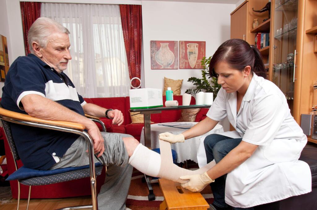Home health aides make an average annual salary of $24,850 that's only about $11.95 per hour in Sonoma County. (U.S. Bureau of Labor Statistics salary data for all, Shutterstock photo)