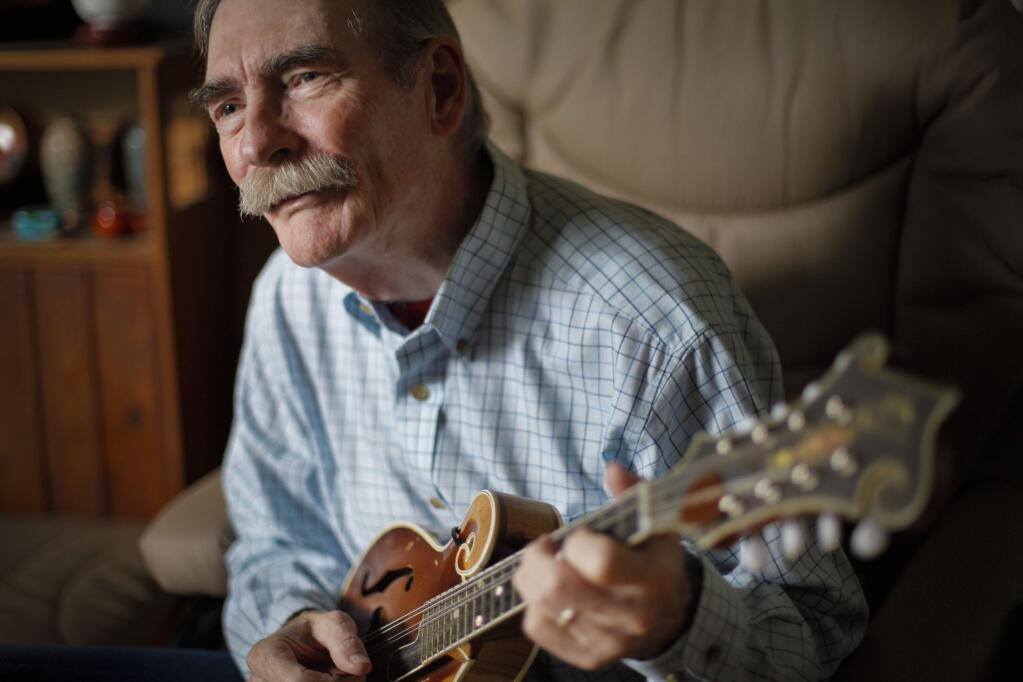 Petaluma, CA. Monday, January 09, 2017._Ed Neff has been playing bluegrass music in Petaluma for 36 years. He performs with his band, Blue & Lonesome at the Willowbrook Ale House every Thursday night. (CRISSY PASCUAL/ARGUS-COURIER STAFF)