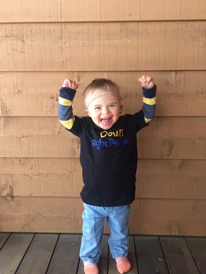 Five-year-old James O'Leary is a global ambassador for Nothing Down, an organization dedicated to changing the way the world sees Down Syndrome. (Photo courtesy | Larkin O'Leary Facebook)