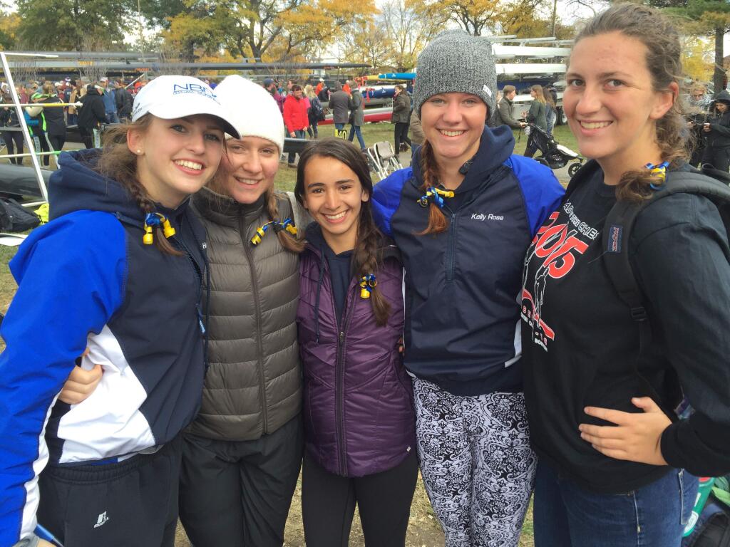 Although a collison proved costly, the North Bay Rowing Club's Women's Youth 4+ crew of Makenna Borells, Natasha Kinmont, Sophia Falls, Shannon Gallup and Jordyn Brounstein performed well in the Head of the Charles Regatta in Boston.