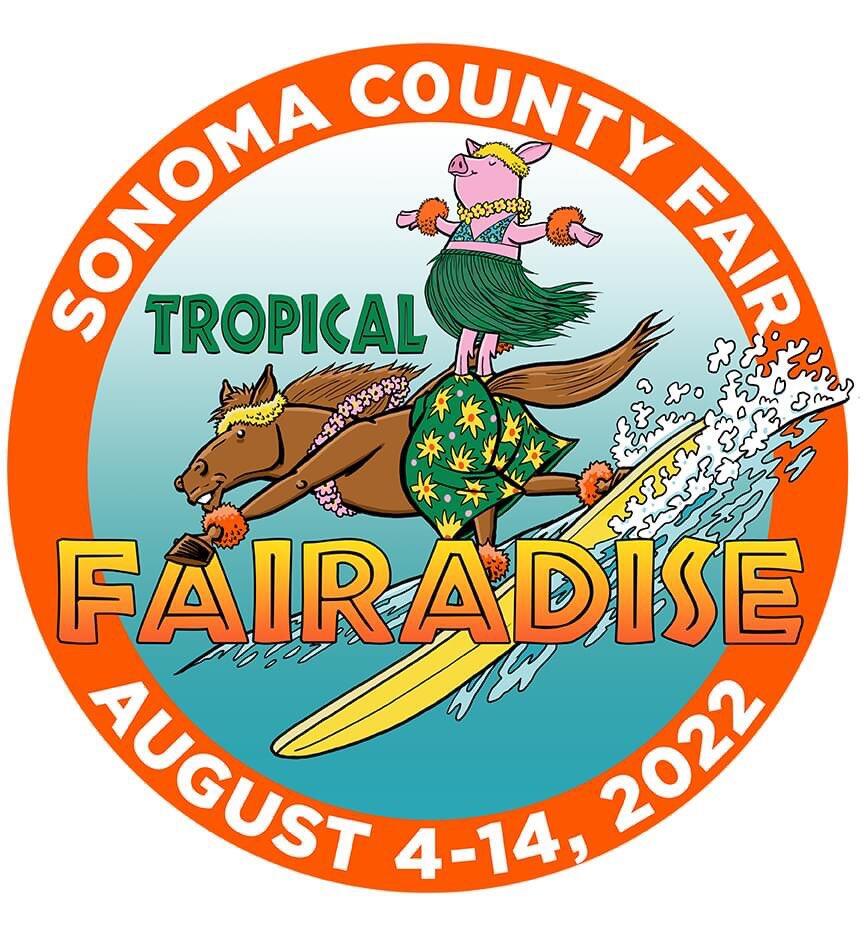 The Sonoma County Fair’s theme for 2022 will be a “Tropical Fairadise” event coordinators announced.