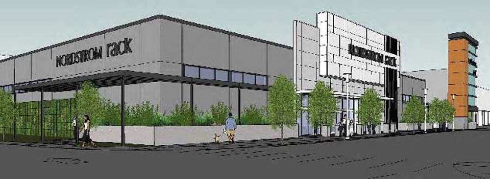 Plans for Nordstrom Rack at Coddingtown Mall. (Hoshide Wanzer Architects)