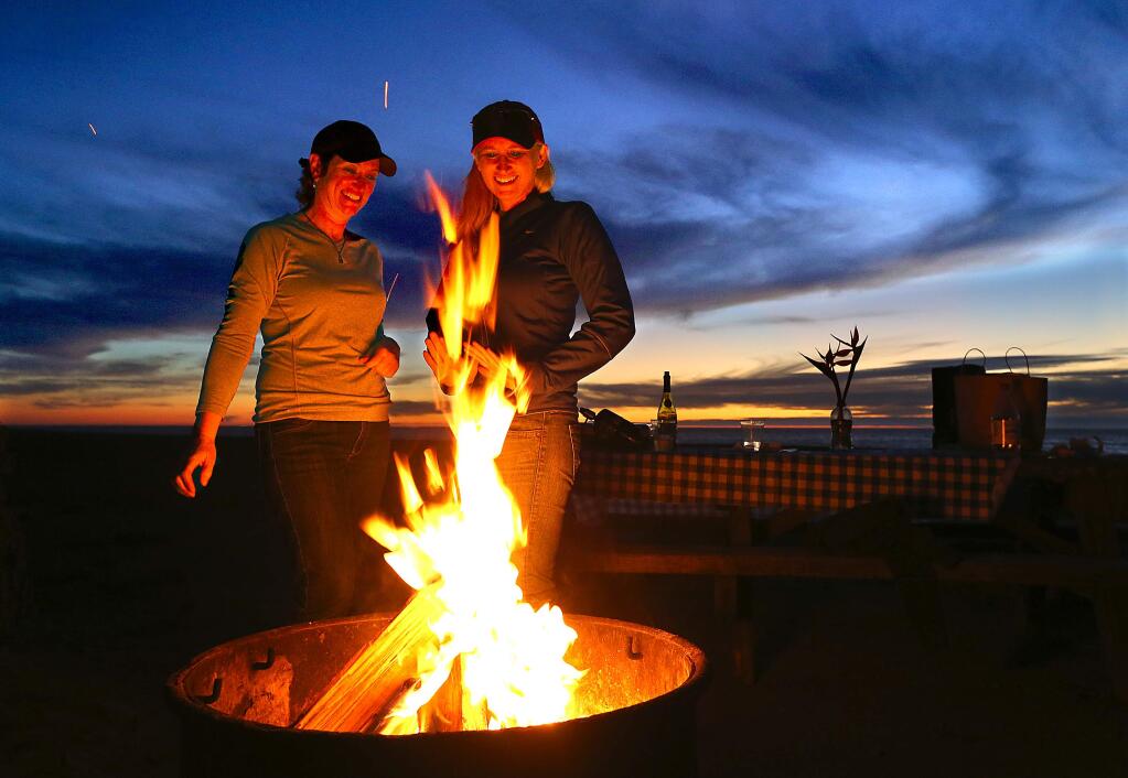 Camp at the beach. While reservations are slim this late in the season, they aren't impossible. Great beach camping locations include Doran Regional Park, Wright's Beach Campground and Westside Regional Park. Reserve your spot at parks.sonomacounty.ca.gov. (JOHN BURGESS / The Press Democrat)