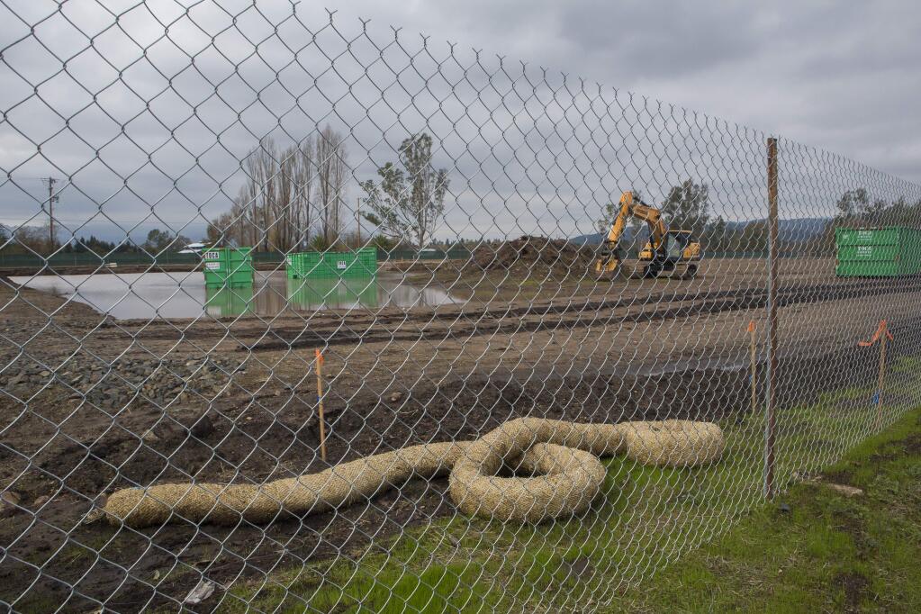 A new storage facility is being built on 8t St. East and Napa Road. (Photo by Robbi Pengelly/Index-Tribune)