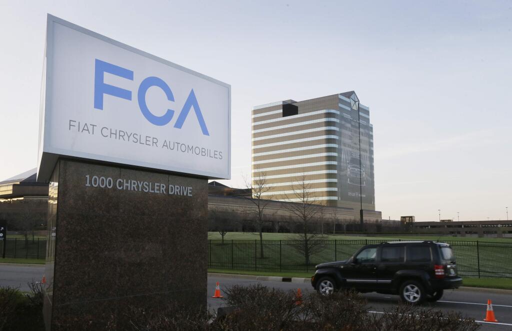 Fiat Chrysler recalled about 1.4 million cars and trucks in the U.S. days after two hackers detailed how they were able to take control of a Jeep Cherokee SUV over the Internet. (CARLOS OSORIO / Associated Press)